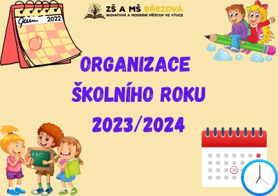 Organizace školního roku 2021/2022
