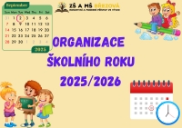 Organizace školního roku 2025/2026
