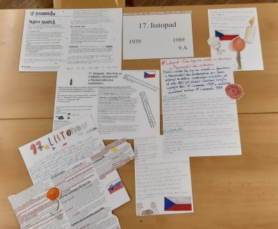17. listopad 1939 a 1989 - projekt 8.B a 9.A