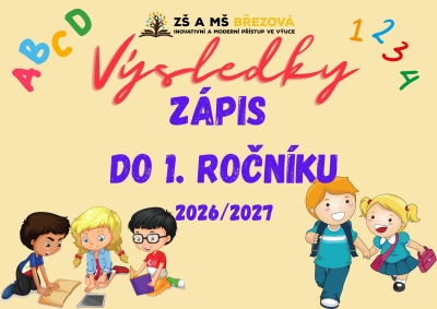 Výsledky - Zápis do 1. ročníku 2026/2027