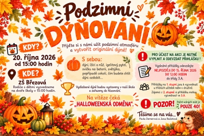 Podzimní "Dýňování" - pozvánka