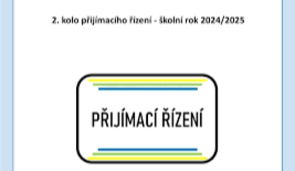 2. kolo přijímacího řízení
