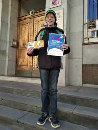 2. místo v okresní kole matematické olympiády