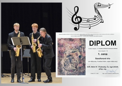 🎶 Úspěch našich žáků v krajském kole soutěže ZUŠ